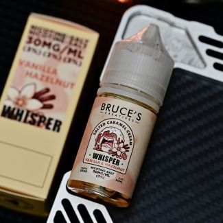 Bruce's  海盐焦糖奶霜:轻语(香草榛子) 30毫升30毫克 丁盐烟油