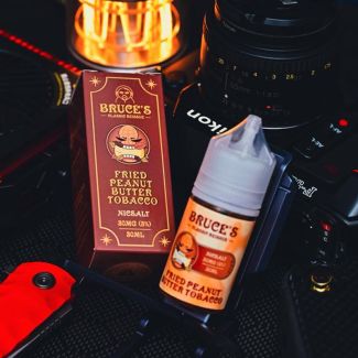 Bruce's 胡子油  炒花生黄油烟草  30毫升30毫克 尼古丁盐烟油 