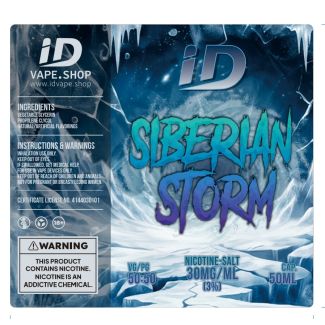 IDVAPE  Siberian Storm 西伯利亚风暴  50ML 30MG 尼古丁盐烟油