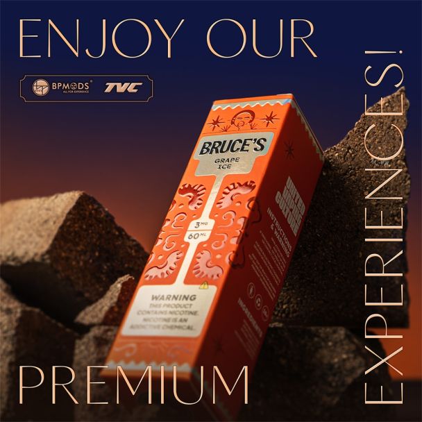 Bruce's 胡子油 60毫升 3毫克  大烟雾烟油