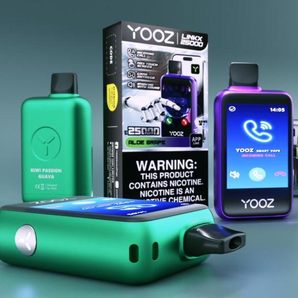 柚子 YOOZ LINKX 25000口 一次性电子烟  超大触控屏蓝牙电话/游戏经典智能 